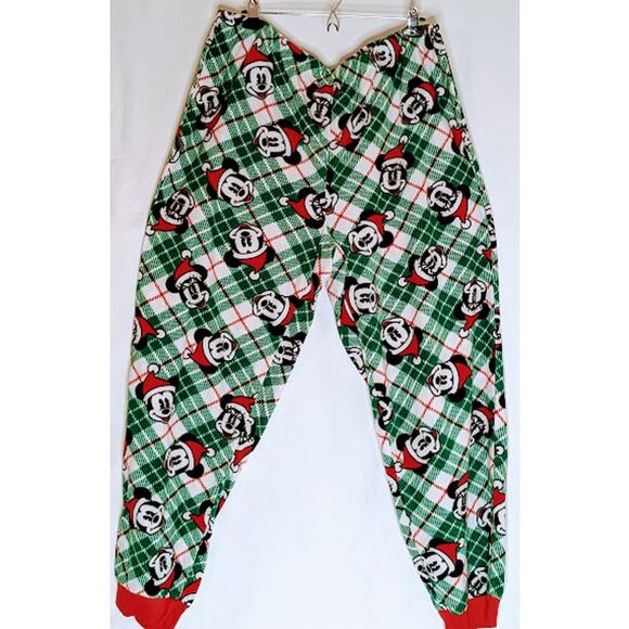 Disney Mickey Mouse Men'sChristmas Pajama Set Size XL Cozycore loungewear - Picture 5 of 9